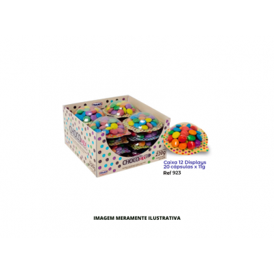 CONFEITO - TRAMS - 11g CHOCOMIX CAPSULA - DP20